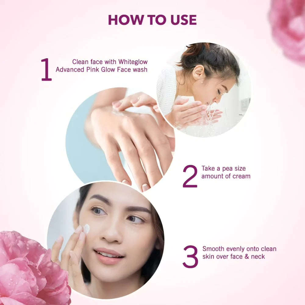Lotus Herbals Whiteglow Advanced Pink Glow Creme Spf 25 I PA+++ - Distacart