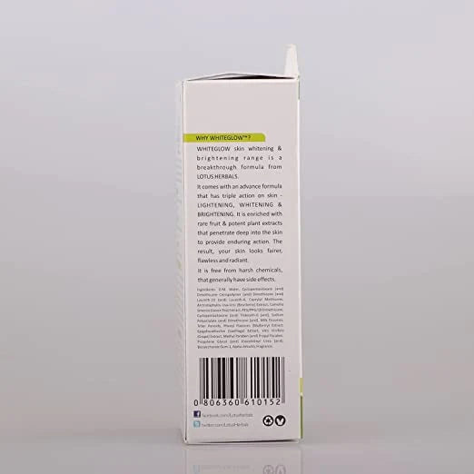 Lotus Herbals Whiteglow Intensive Skin Serum + Moisturiser - Distacart