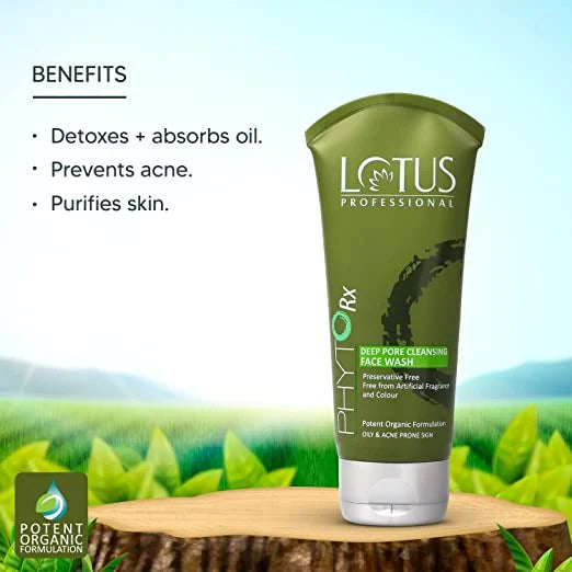 Lotus Professional Phyto Rx Deep Pore Cleansing Face Wash - Distacart