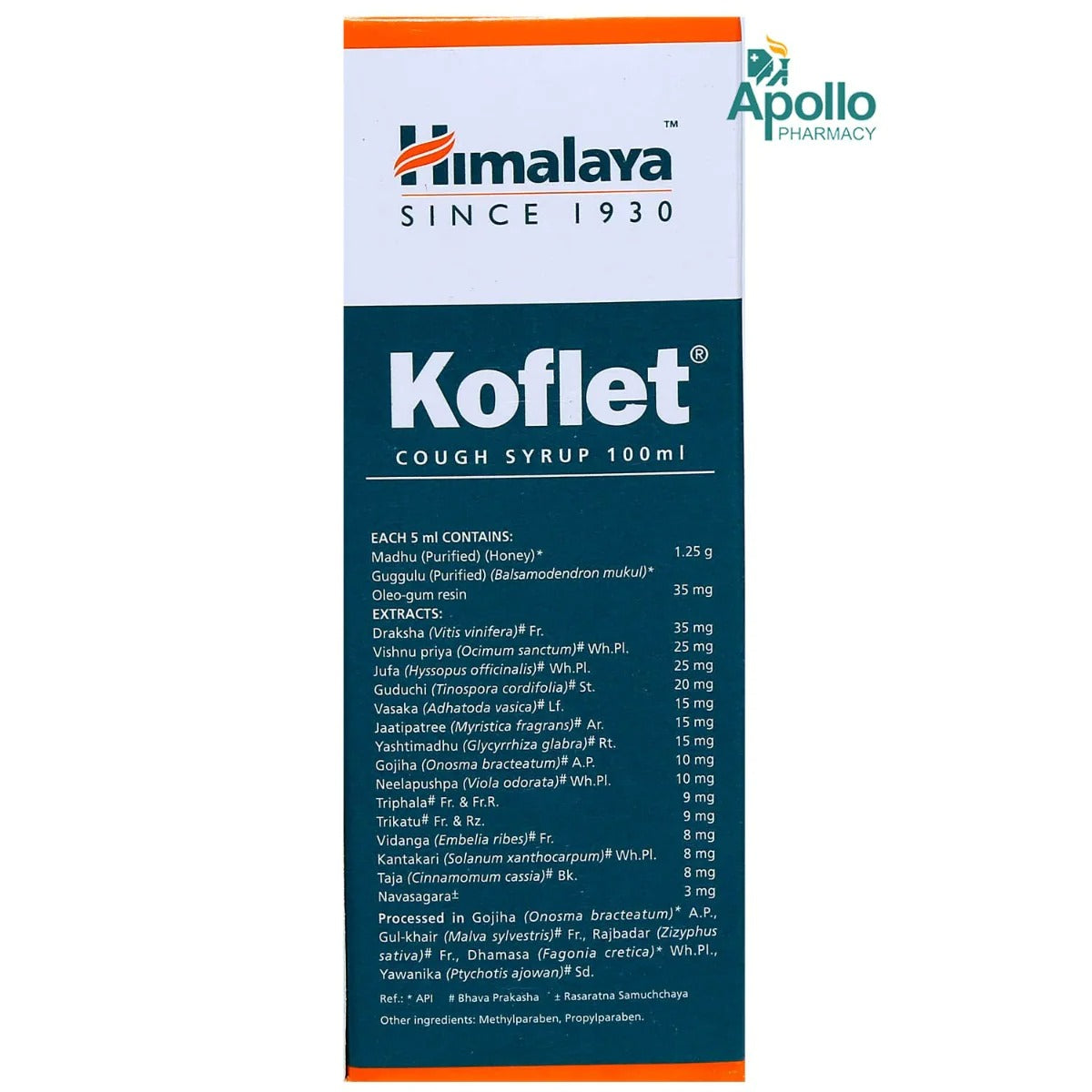 Himalaya Herbals - Koflet Cough Syrup (100 ml) - Distacart