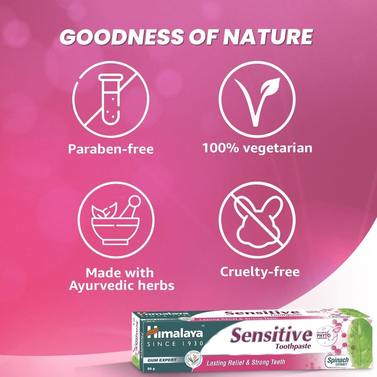 Himalaya Sensitive Tooth Paste (80 gm) - Distacart