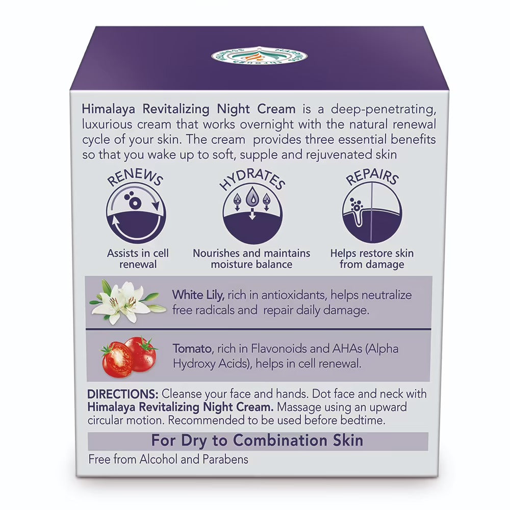 Himalaya Revitalizing Night Cream - Distacart