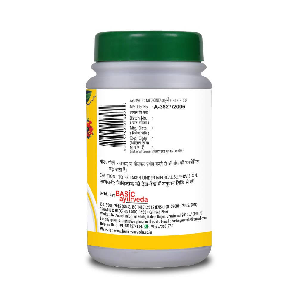 Basic Ayurveda Manmath Ras Tablets Usges