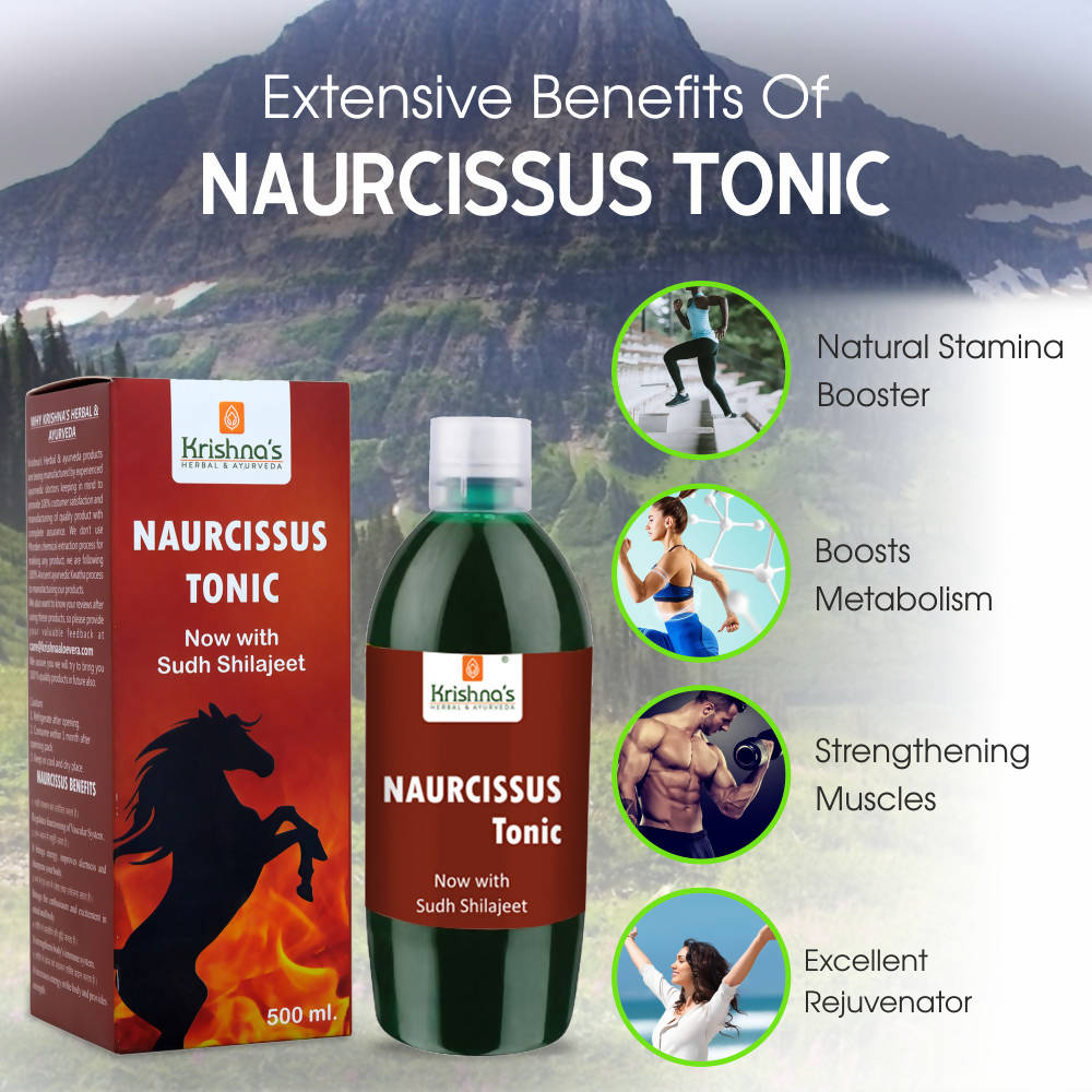 Krishna's Herbal & Ayurveda Naurcissus Tonic