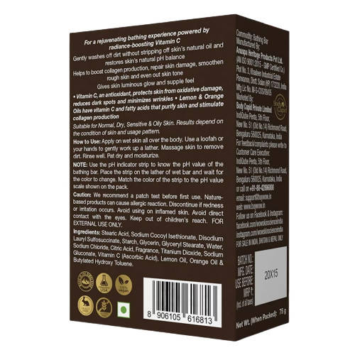 Wow Skin Science Brightening Vitamin C Bathing Bar - Distacart