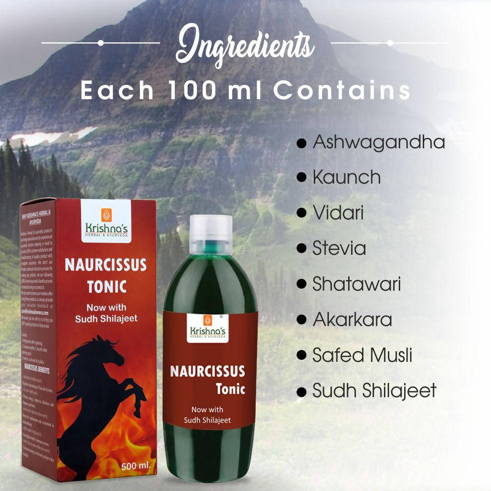 Krishna's Herbal & Ayurveda Naurcissus Tonic