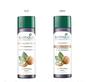 Biotique Advanced Ayurveda Bio Walnut Bark Volumizing Shampoo For Fine & Thinning Hair - Distacart
