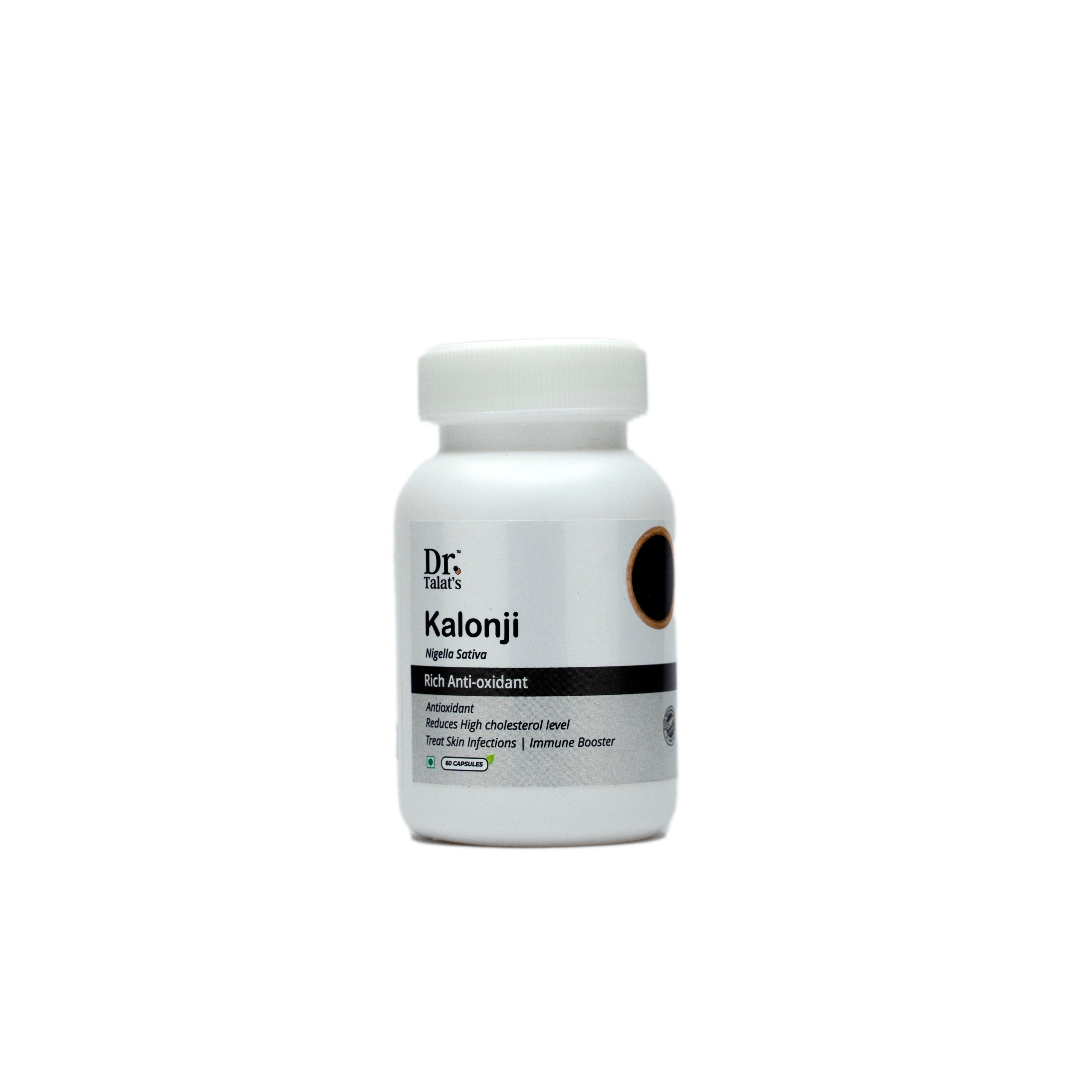 Dr. Talat's Kalonji: Anti-Oxidant - 60 Capsules - Swadesii