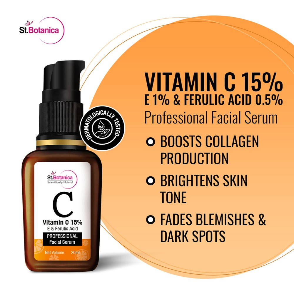 St.Botanica Vitamin C 15% E & Ferulic Acid Professional Facial Serum