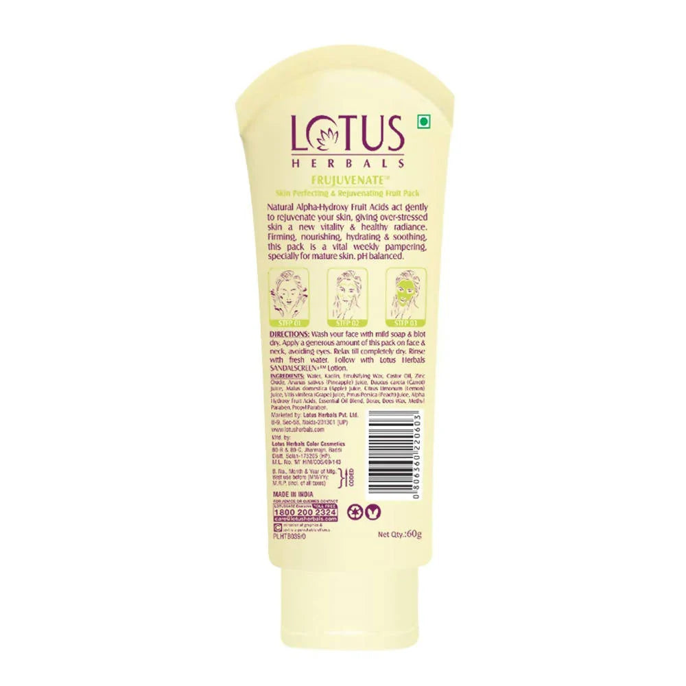 Frujuvenate Skin Perfecting and Rejuvenating Fruit Pack