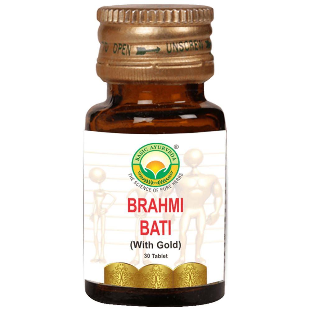 Basic Ayurveda Brahmi Bati With Gold Online
