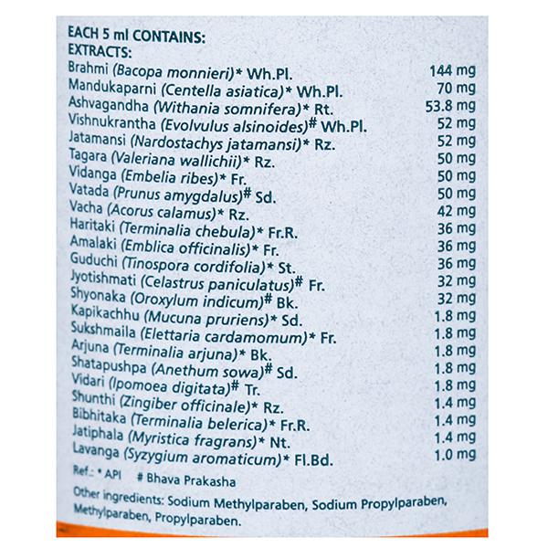 Himalaya Herbals - Mentat Syrup (200 ml) ingredients