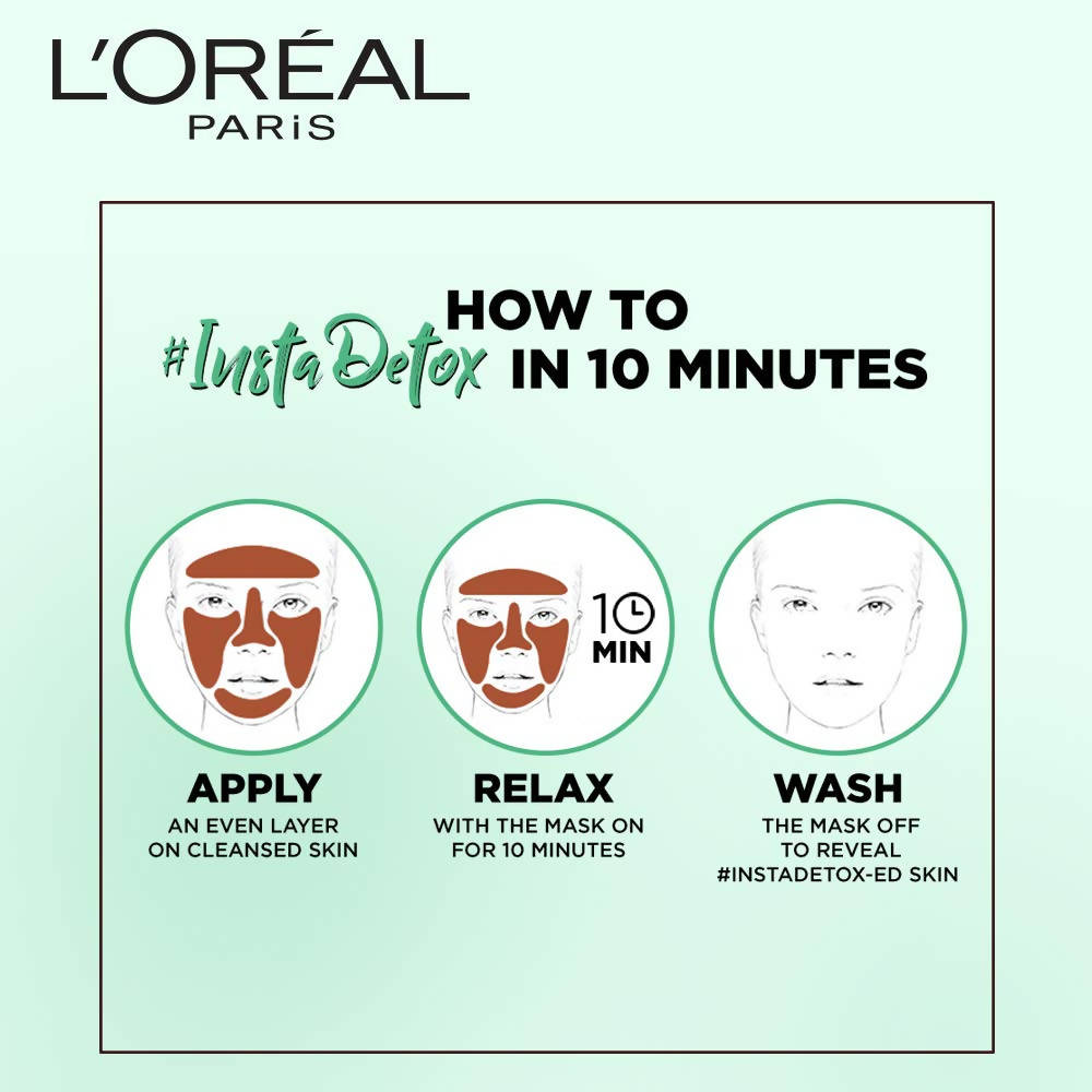 L'Oreal Paris Pure Clay Mask Exfoliate & Refine Pores - Distacart