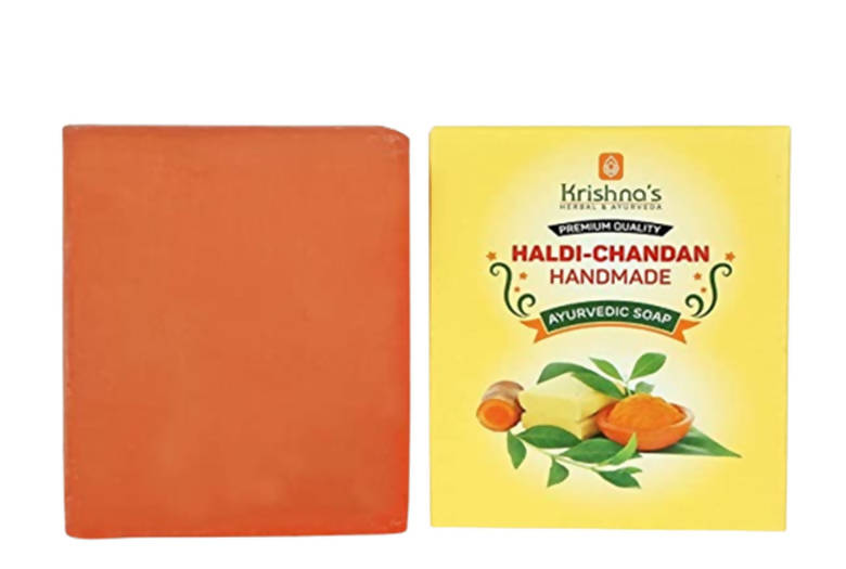 Krishna's Herbal & Ayurveda Haldi-Chandan Handmade Soap - Distacart