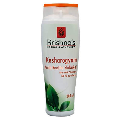 Krishna's Herbal & Ayurveda Kesharogyam Amla Reetha Shikakai Shampoo - Distacart