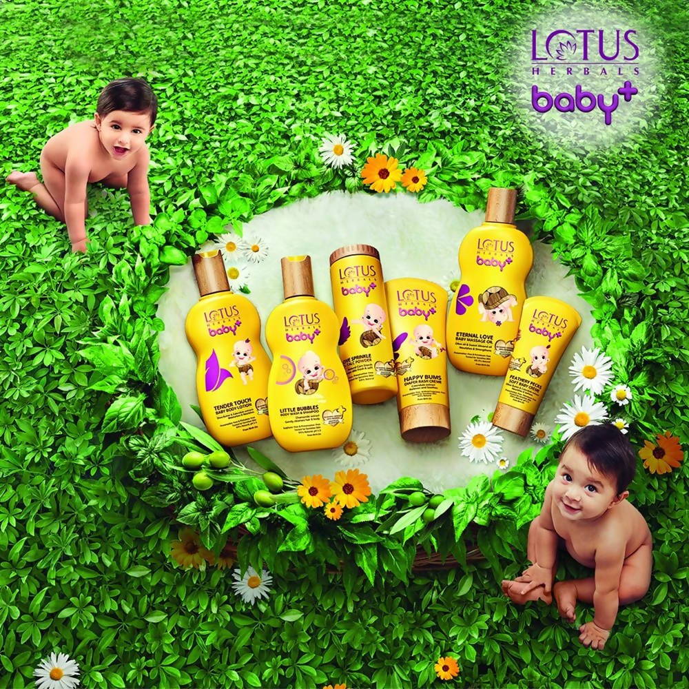 Lotus Herbals Baby+ Feathery Pecks Soft Baby Crème - Distacart