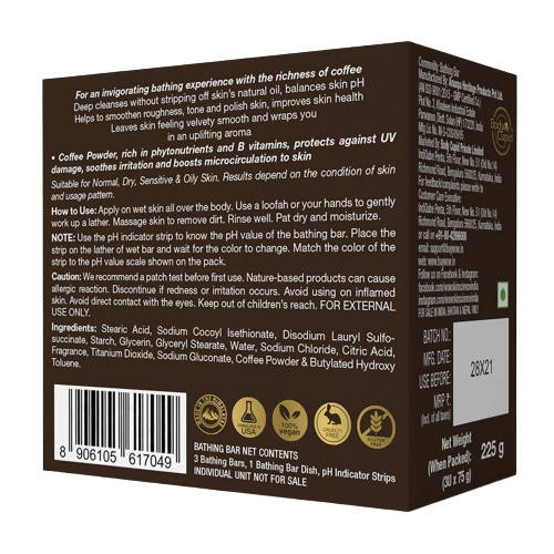 Wow Skin Science Coffee Bathing Bar - Distacart