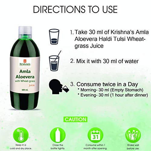 Krishna's Herbal & Ayurveda Amla Aloe Vera Juice