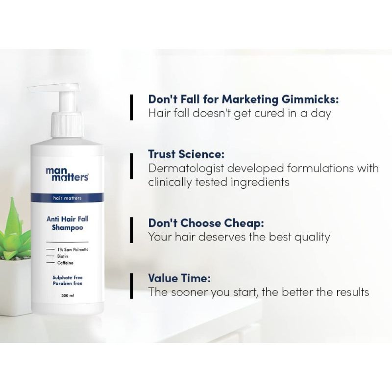 Man Matters Anti Hair Fall DHT Blocking Shampoo - Distacart