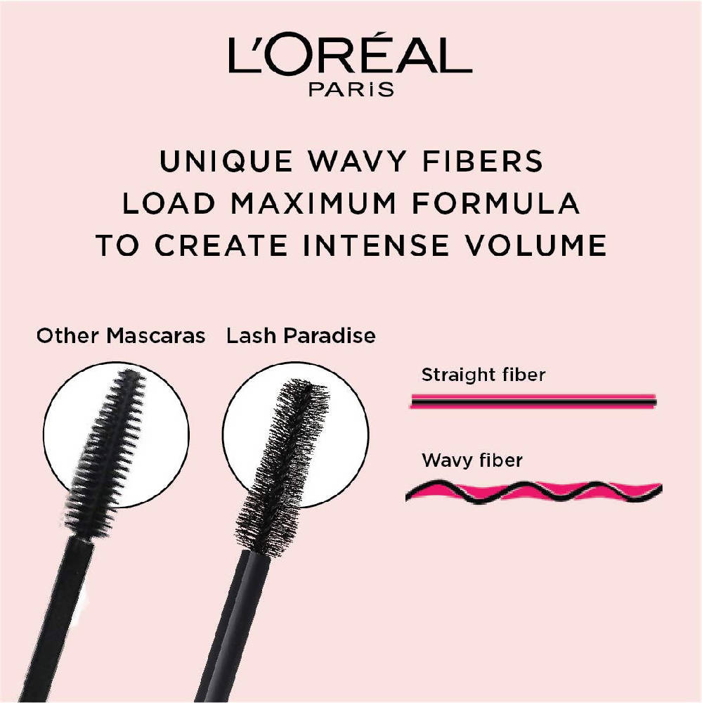LOreal Paris Voluminous Lash Paradise Mascara 204 Blackest Black - Distacart
