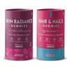 Nirvasa Skin Radiance and Hair & Nails Gummies Combo
