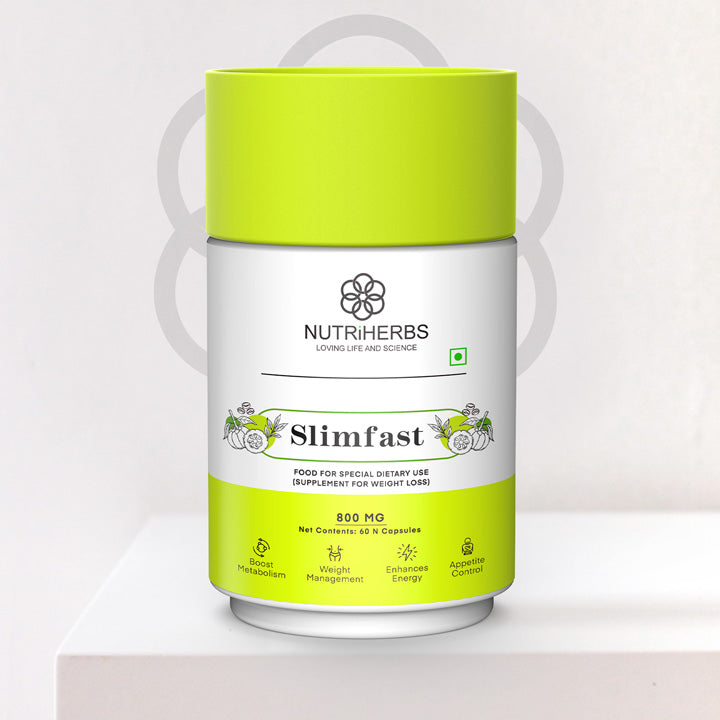 Nutriherbs Slimfast Weight Loss Supplements - 60 tabs - Swadesii