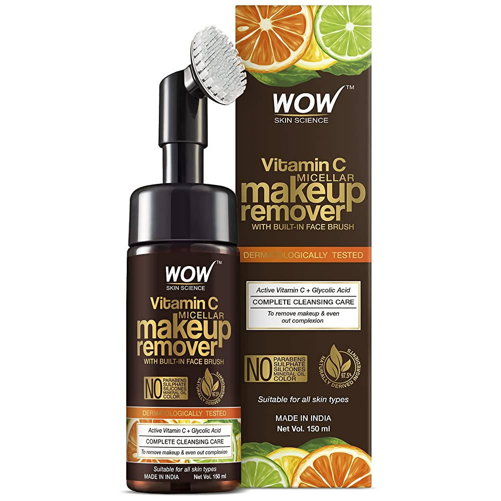Wow Skin Science Vitamin C Makeup Remover - Distacart