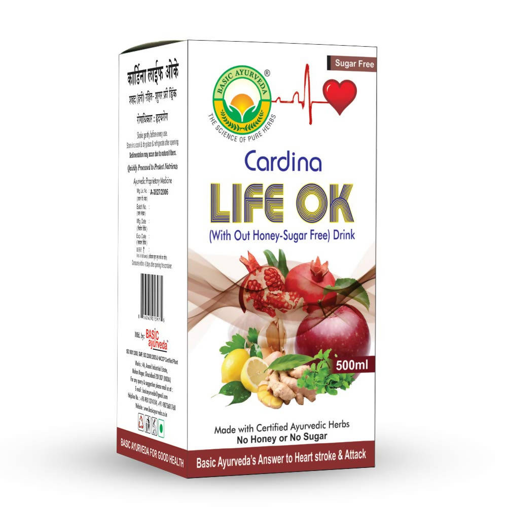 Basic Ayurveda Cardina Life Ok Drink Sugar Free 500 ml