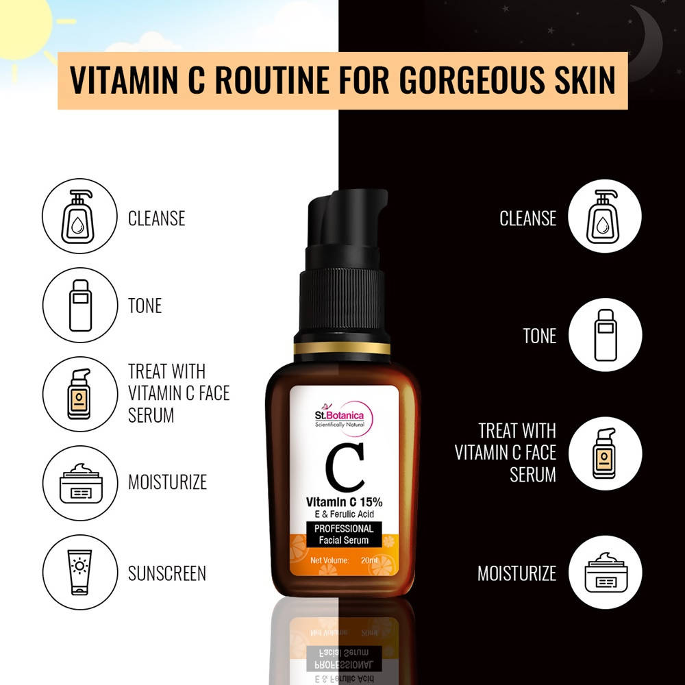 St.Botanica Vitamin C 15% E & Ferulic Acid Professional Facial Serum