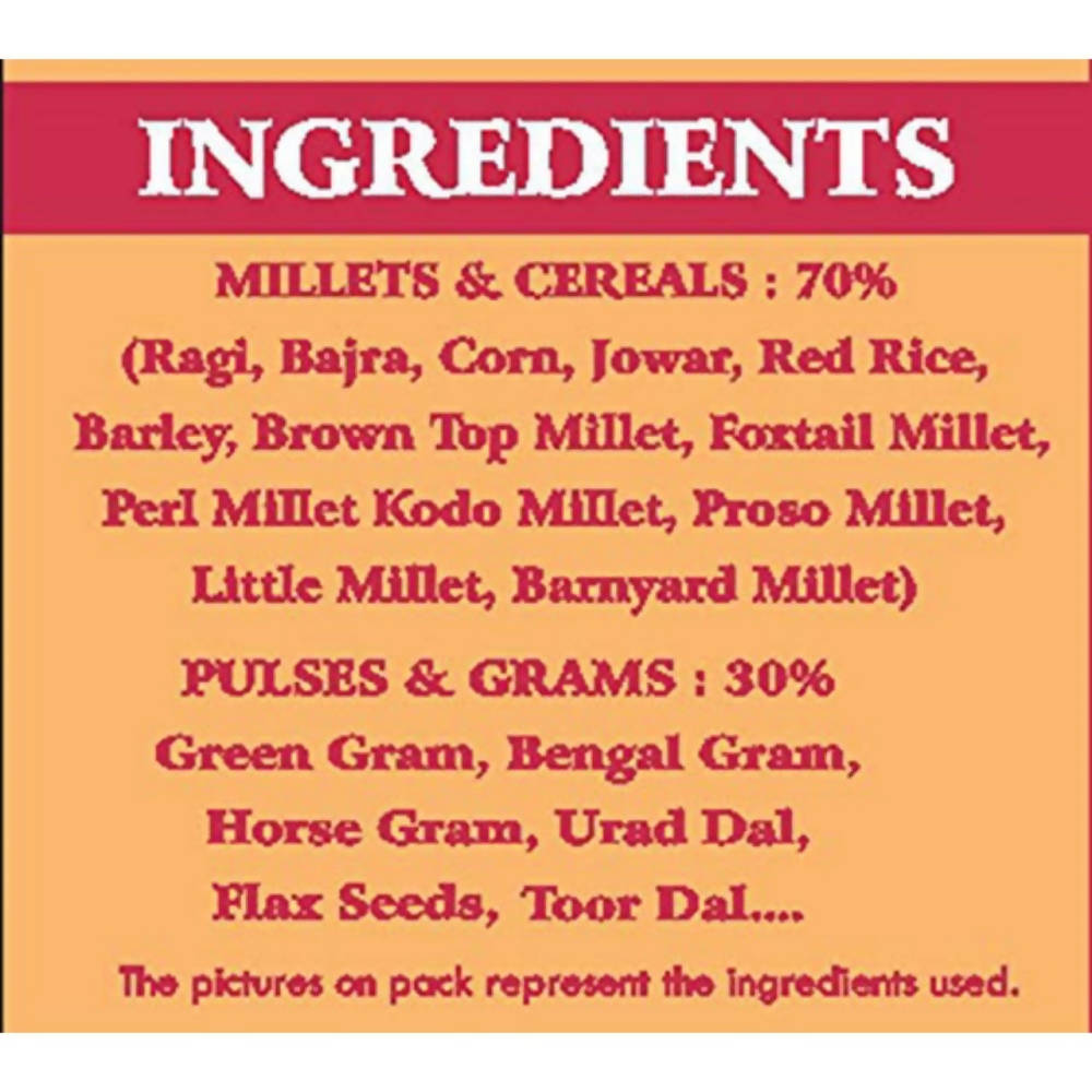 Jeeni Millet Health Mix Ingredients.