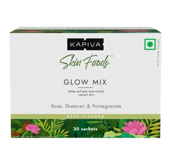 Kapiva Ayurveda Skin Foods Glow Mix - Distacart