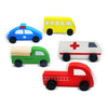 Matoyi Wooden Emergency Toy Vehicle Set of 5